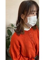 キキ(kiki)&nbsp;チラ見せインナーカラー＊#ベージュカラー#三重