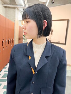 ノエ(noe) 切りっぱなしブルーブラック
