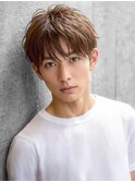 ナチュラルマッシュ/刈り上げツーブロック/爽やかショート