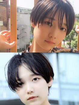 イブヘアー(eve hair)の写真/360度どこから見ても可愛いstyle”小顔魅せ”を叶えるショートの似合わせに自信あり！顔周りもこだわり◎