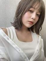 サンド ミュウ 横浜店(sand mieu)&nbsp;オリーブベージュ/韓国/レイヤーカット/ボブ/顔周り/前髪/横浜