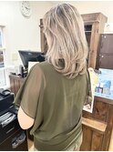 白髪ぼかし×バレイヤージュ×レイヤー【横須賀中央 Really】