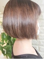 松本平太郎美容室 吉祥寺パートファイブ(PART5)&nbsp;前下がりミニボブ×イノアカラー/30代40代50代60代