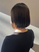 ヘアーザラブズラフズ オーガニカ 北九州(HAIR THE LOVES LAUGHS ORGANICA)&nbsp;白髪ぼかし×髪質改善トリートメント×bob