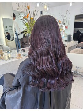 アオ 甲府本店(AO) ＡＯHARE 韓国アイドル風ラベンダーバイオレット