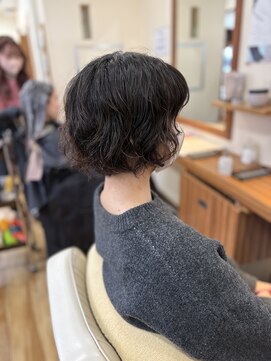 ココカラヘアー プラス(cococara‐hair plus) ボブ×ニュアンスパーマ