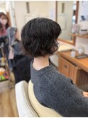 ボブ×ニュアンスパーマ