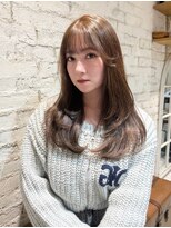 ラボヌール ヘアー エクラ(La Bonheur hair eclat) レイヤーカット/ベージュカラー