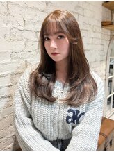 ラボヌール ヘアー エクラ(La Bonheur hair eclat) レイヤーカット/ベージュカラー