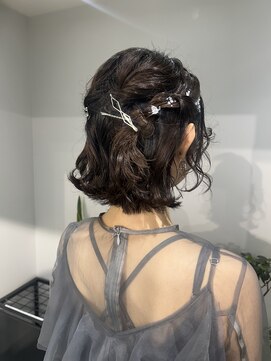 ヴェイン 渋谷(vain) 10代20代30代◎ハーフアップ ハーフツイン ボブアレンジ