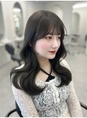【RINA】暗めオリーブグレージュで透明感カラー