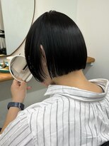 エニエンメイクス 立川(ENIEN MAKE'S)&nbsp;ミニボブ/ストレートパーマ/暗髪カラー