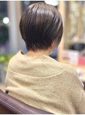 自然な丸みのショートボブ