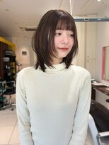 バサ 江古田店(BASSA)&nbsp;ざくざくレイヤー/モカブラウン【会話控えめ美容師Runa】