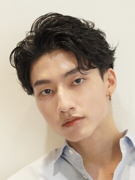 レタッチバイフィフス(RETOUCH by fifth) 原宿ルーズパーマオールバックヘアスパイラルパーマ大人色気ヘア