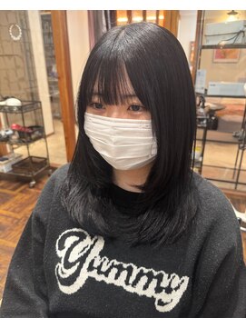 ジル フラン 吉田店(JILL franc) レイヤーカット2/28ミディアムヘアミディアムレイヤーカット