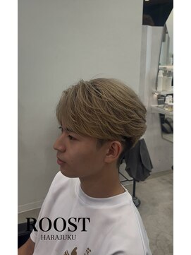 ルースト 原宿店(ROOST) 刈り上げセンターパート/波巻きツイストスパイラル/原宿/渋谷