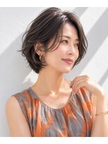 アッシュ 学芸大学店(Ash)&nbsp;ショートボブ/大人女性/ナチュラルグレー/白髪ぼかし/脱白髪染め