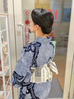 ヒデ美容室&nbsp;浴衣ヘアセット～シニヨン