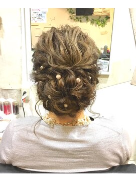 アンフィフォープルコ(AnFye for prco) 【AnFye for prco】パールピン×ウェーブアレンジ♪