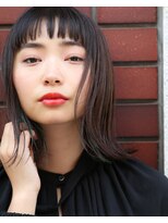 ノラ ヘアーサロン(NORA HAIR SALON) NORA【ERI】黒髪暗髪でも似合う小顔外ハネカールストレートロブ
