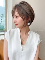 アフロート ディル(AFLOAT D'L)&nbsp;【AFLOAT 晃輔】20代30代大人可愛いひし形ショートボブ 小顔丸み