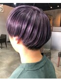 ディープバイオレット　メンズマッシュ