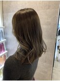 シアーグレージュ×ミディアム