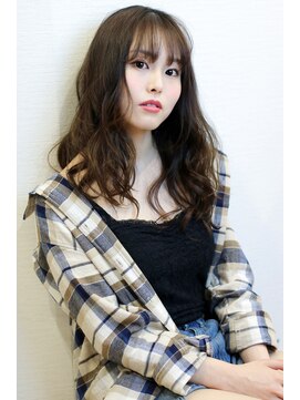 ヘアーアトリエ ラフェル(hair atelier Rafel) ぬけ感が可愛いシースルーロブ