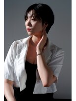 ヘアメイク エイト キリシマ(hair make No.8 kirishima)&nbsp;ハンサムショート×黒髪アッシュ・instagram @no8_doc_shinichi