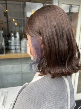 ボックスサロンアンドカフェ(box. SALON and CAFE) アッシュバイオレット