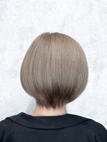 デミヘアー(Demi hair) ミルクティーベージュカラー×ショートヘア