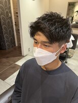 ヘアースタジオ エフ(Hair studio f) 流れアップバングby平松