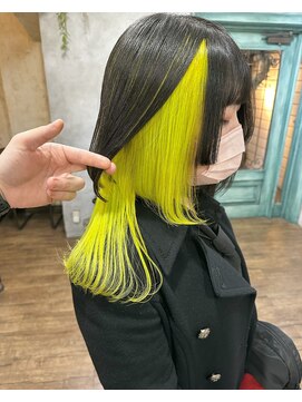 ニコ(nico...) ウルフインナーカラー