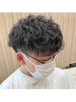 波巻きパーマ