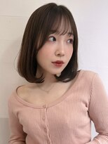 ポーチバイハニー オモテサンドウ(PORCH by HONEY omotesando)&nbsp;大人可愛い20代30代40代内巻きボブ×シアーグレージュ