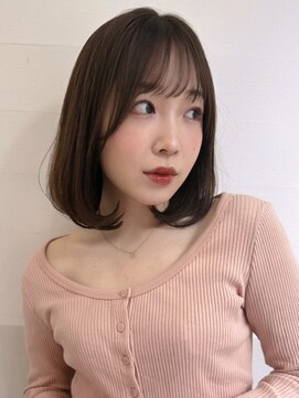 ポーチバイハニー オモテサンドウ(PORCH by HONEY omotesando) 大人可愛い20代30代40代内巻きボブ×シアーグレージュ