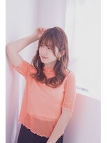 チェレ アズーリ 狭山店(Chere azuri)&nbsp;大人可愛いくびれミディ/イヤリングカラー/ラテベージュ