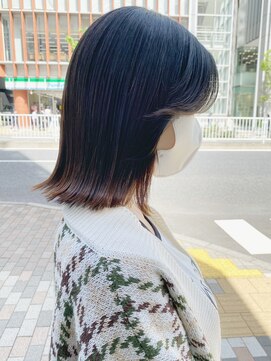 ネオリーブ アンド 渋谷店(Neolive &) 【韓国/ヘルシースタイル】韓国風顔周りレイヤーミディアム