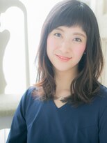 クオーレ ヘア アンジュ 水戸店(CUORE HAIR ange)&nbsp;水戸/髪質改善/斜めバング/グレージュカラー/シルキーベージュc