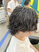 ダズルヘアラッシュ(DAZZLE hair RUSH) ウルフスタイルの波巻きスパイラルパーマ！