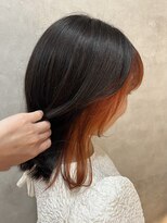 ロータス(LOTUS)&nbsp;インナーカラー切りっぱなし