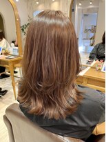 レイラバイアフロート 吉祥寺(Lila by afloat)&nbsp;レイヤーカット/くびれヘア/ブラウンベージュ