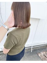 ニド(2do)&nbsp;マロンベージュ＋切りっぱなしボブ