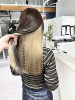 ファイブバイジエクト 堀江(FIVE by The Ect) インナーブロンドカラー