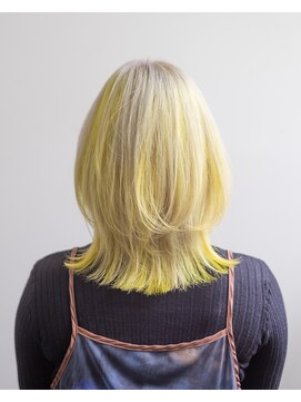 ルプラ ガーデン(le-pla garden) デザインカラー#外ハネウルフ#ケアブリーチ#ダブルカラー