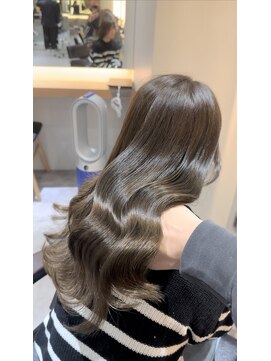 サロンドミルク 新百合ヶ丘店(salon de MiLK) ミルクティーベージュグレージュダブルカラーケアブリーチ