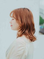 アラワラブルー(arrawarra blue)&nbsp;オレンジ×レイヤースタイル/20代/30代/40代/50代/南町/倉敷