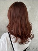 ロングレイヤー×ピンクブラウン