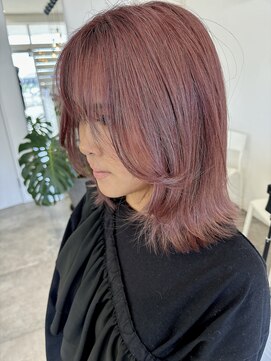 ヘアーメイク チョコ(hair make choco) ハイトーンディープピンク